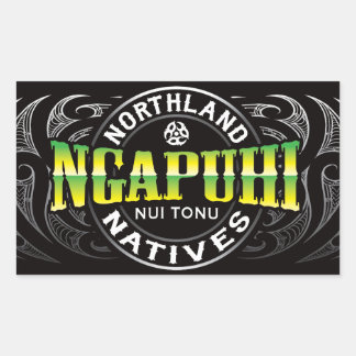 Ngapuhi Lifer Chrome Rechthoekige Sticker