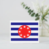 Ngarchelong Flag Briefkaart (Staand voorkant)
