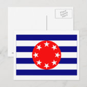 Ngarchelong Flag Briefkaart (Voorkant / Achterkant)
