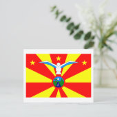 Ngardmau Flag Briefkaart (Staand voorkant)