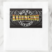 Ngati Kahungunu Lifer Moko Chrome Rechthoekige Sticker (Tas)