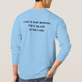 Ngāti Porou Oostkust - Dit is onze whenua T-shirt (Achterkant)