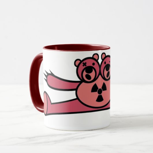 ngBEAR. (roze) Mok (Voorkant links)