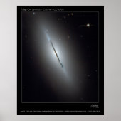 NGC5866-Edge-onLenticularGalaxy-20 Poster (Voorkant)