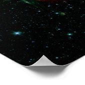 NGC 1333 Chaotische geboorte van sterren Poster (Hoek)