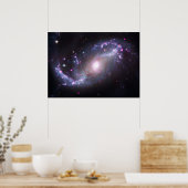 NGC 1672 | Spiraal Galaxy | Ruimtetelescopen Poster (Keuken)