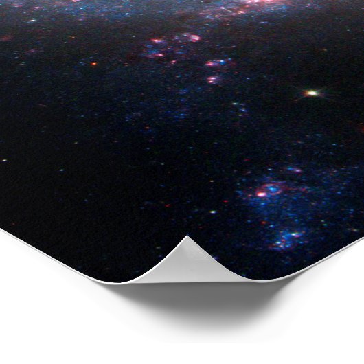 NGC 1672 Spiral Galaxy Poster (Hoek)