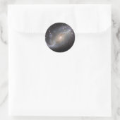 NGC 1672 Spiral Galaxy Ronde Sticker (Tas)