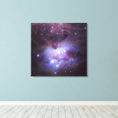 NGC 1973-75-77, Complexe nevel in Orion Canvas Afdruk (Insitu (Houten vloer))