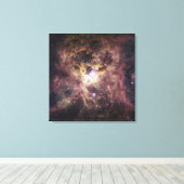 NGC 2070, De Tarantulanevel Canvas Afdruk (Insitu (Houten vloer))