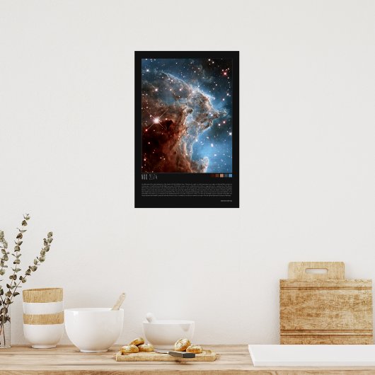 NGC 2174 (hoofdnevel) Poster (Keuken)