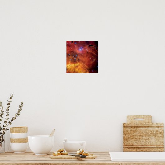 NGC 2467 Nebula - Hubble Space Telescope Foto Poster (Keuken)