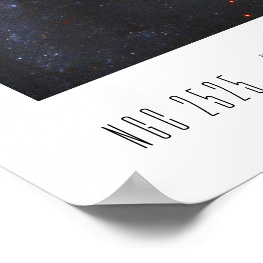 NGC 2525 (Hubble Space Telescope) Poster (Hoek)