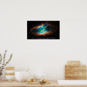 NGC 2818 / Planetaire nebula Poster (Keuken)