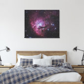 NGC 281, Emissienevel en open cluster in Cassi Canvas Afdruk (Insitu (Slaapkamer))