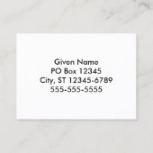 NGC 3324 Ruimtefoto Visitekaartje (Achterkant)