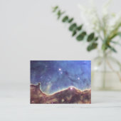 NGC 3324 Ruimtefoto Visitekaartje (Staand voorkant)