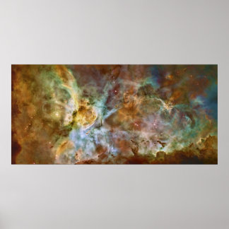 NGC 3372 Carinae Nebula uit de Hubble Poster