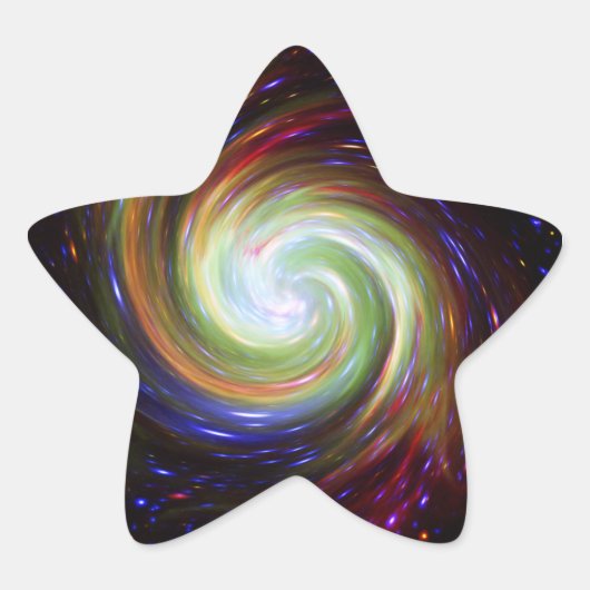 NGC 346 Draai Ster Sticker (Voorkant)