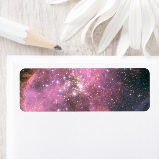 NGC 346 in Pink Celestial Digital Art Etiket (Insitu)