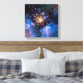 NGC 3603 Star Cluster — NASA Hubble Space Photo Canvas Afdruk (Insitu (Slaapkamer))