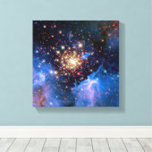 NGC 3603 Star Cluster — NASA Hubble Space Photo Canvas Afdruk (Insitu (Houten vloer))