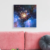 NGC 3603 Star Cluster — NASA Hubble Space Photo Canvas Afdruk (Insitu (Woonkamer))