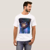 NGC 3603 Star Cluster — NASA Hubble Space Photo T-shirt (Voorkant volledig)