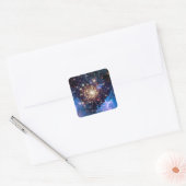 NGC 3603 Star Cluster — NASA Hubble Space Photo Vierkante Sticker (Envelop)