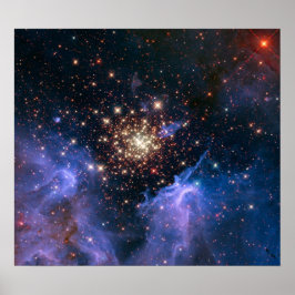 NGC 3603 supersterrencluster NASA Poster