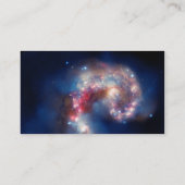 NGC 4038 Antennae Galaxies NASA Visitekaartje (Achterkant)