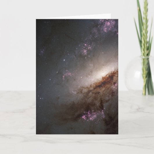 NGC 4258 Ondergaat intense stervorming. Kaart (Voorkant)