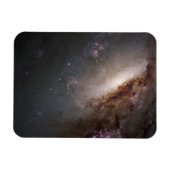 NGC 4258 Ondergaat intense stervorming. Magneet (Horizontaal)