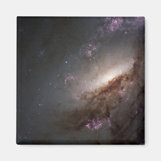 NGC 4258 Ondergaat intense stervorming. Magneet (Voorkant)