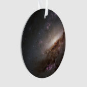 NGC 4258 Ondergaat intense stervorming. Ornament (voorkant)