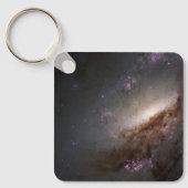 NGC 4258 Ondergaat intense stervorming. Sleutelhanger (Voorkant)