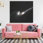 NGC 4676, ook bekend als de Mice Galaxies Canvas Afdruk (Insitu (Woonkamer))