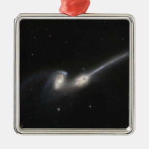 NGC 4676, ook bekend als de Mice Galaxies Metalen Ornament