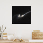 NGC 4676, ook bekend als de Mice Galaxies Poster (Keuken)