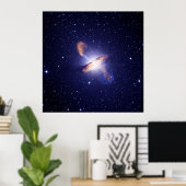 NGC 5128 Centaurus A Galaxy NASA Poster (Thuiskantoor)