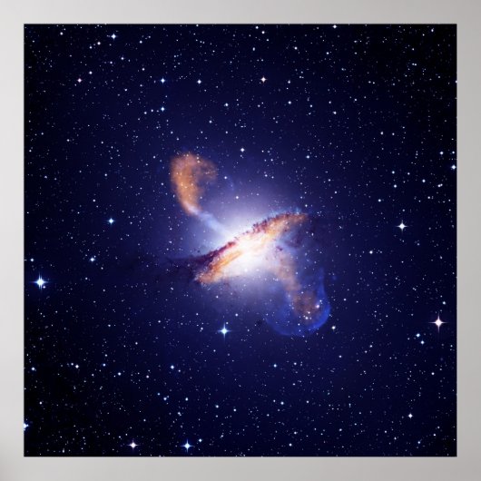 NGC 5128 Centaurus A Galaxy NASA Poster (Voorkant)