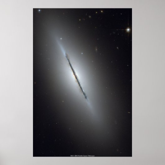 NGC 5866, de as Spindle Poster (Voorkant)