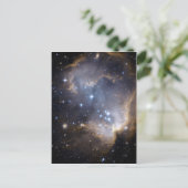 NGC 602 felle sterren NASA Briefkaart (Staand voorkant)