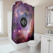 NGC 602 Star-formatie met aangepast monogram Douchegordijn (In situ)