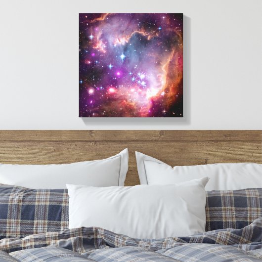 NGC 602 Star-formatie - NASA Hubble Space Photo Canvas Afdruk (Insitu (Slaapkamer))