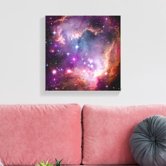 NGC 602 Star-formatie - NASA Hubble Space Photo Canvas Afdruk (Insitu (Woonkamer))