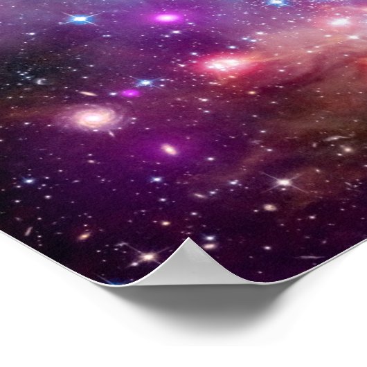 NGC 602 Star-formatie - NASA Hubble Space Photo Poster (Hoek)