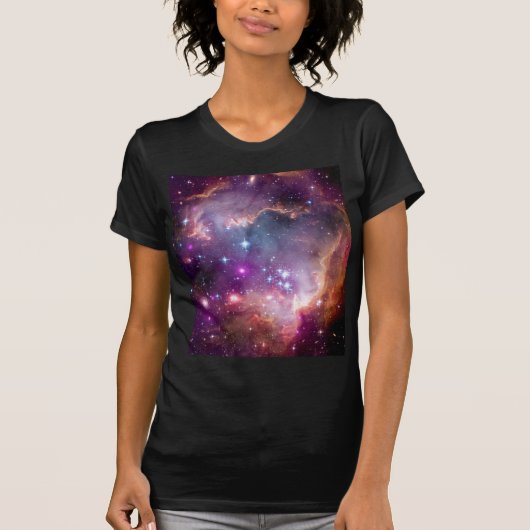 NGC 602 Star-formatie - NASA Hubble Space Photo T-shirt (Voorkant)
