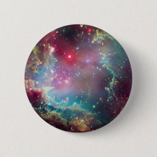 NGC 602 Sterrenhoop Sterrenstelsel Ruimte Astronom Ronde Button 5,7 Cm