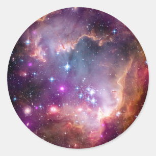NGC 602 Stervorming - NASA Hubble-ruimtest foto Ronde Sticker